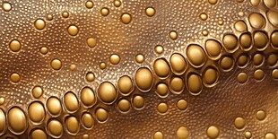 金色水珠纹理背景图案