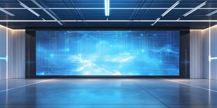 科技感十足的未来大屏空间