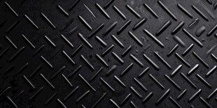 黑色菱形花纹金属板背景