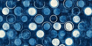 蓝色圆圈纹理背景图案