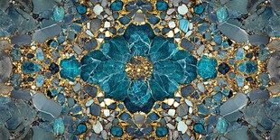 精美宝石镶嵌艺术图案