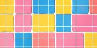 多彩瓷砖拼接图案