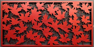 枫叶镂空装饰板