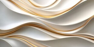 金白相间的流动曲线纹理