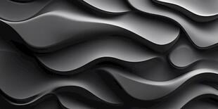 黑色立体波浪纹理背景