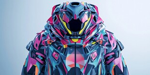 未来感炫酷机甲服饰设计