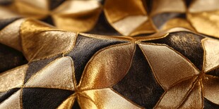 金色几何图案华丽织物