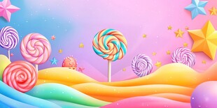 梦幻糖果世界 童趣满满