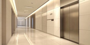 现代简约风格电梯走廊