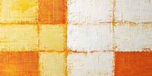 橙白相间的方格艺术纹理