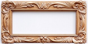 精美金色雕花艺术画框