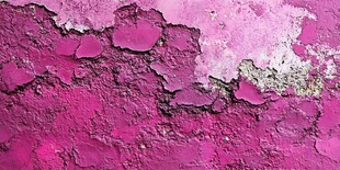 剥落的玫粉色墙面纹理