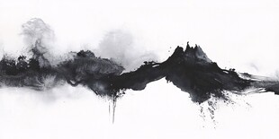 水墨山水意境图