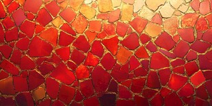 绚丽红彩马赛克纹理背景