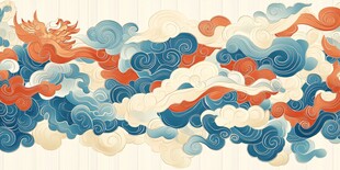 中式云纹图饰 祥瑞满溢