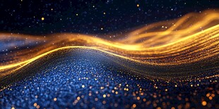 梦幻流光粒子背景特效