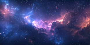 梦幻星云宇宙壮丽景象