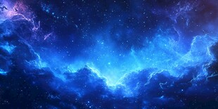 梦幻星空宇宙壮丽景象