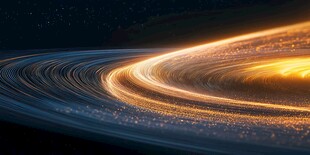 宇宙漩涡奇观 璀璨星河