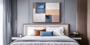 现代简约风卧室温馨一角