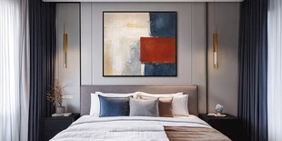 现代简约风温馨卧室一角