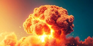 核爆瞬间震撼画面