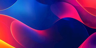 绚丽多彩流体抽象背景图