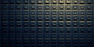 深蓝色立体方块纹理背景