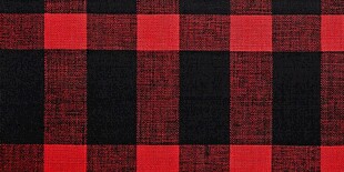 红黑格子织物纹理图案