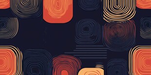 几何图案背景的多彩设计