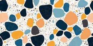 多彩不规则几何图案背景