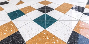 多彩几何图案复古地砖