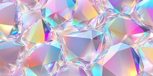 梦幻炫彩水晶宝石图案