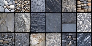 多样石材纹理拼接展示