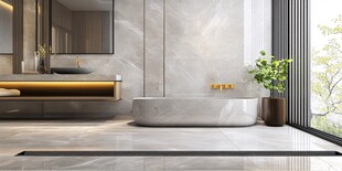 现代简约风豪华浴室空间