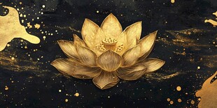 金色莲花 神秘梦幻艺术之美