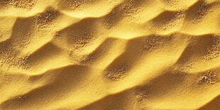 金黄沙海波纹