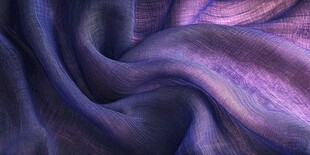 紫色丝绸布料的柔美纹理