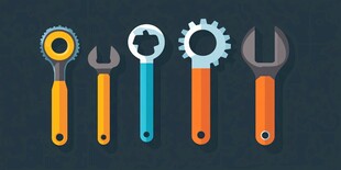 一组多彩实用维修工具