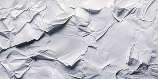 褶皱白纸纹理特写