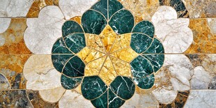 精美大理石拼花瓷砖图案