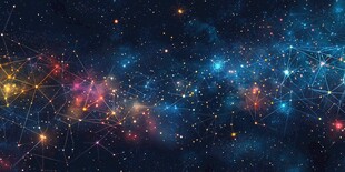梦幻星空网络连接图景