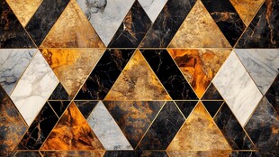 几何大理石拼接精美图案