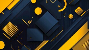 科技风几何元素抽象背景图