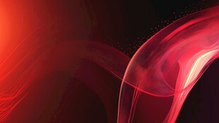 红色动感炫光抽象背景图