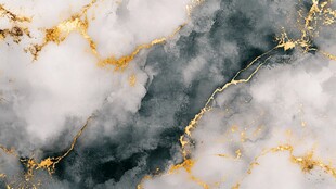 水墨金纹大理石纹理背景