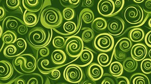 绿色旋涡图案背景纹理