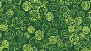 绿色旋涡图案背景纹理