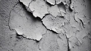 斑驳开裂墙面特写