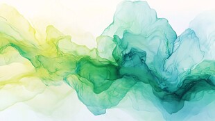 梦幻流动水墨色彩艺术图